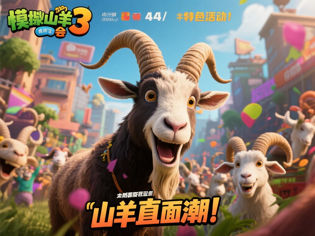《模拟山羊3》或将带来惊喜？山羊主题直面会定档4月揭晓！