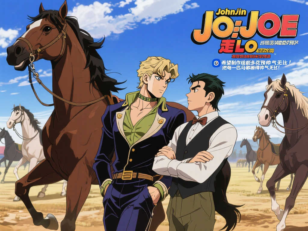 《JOJO的奇妙冒险》第七部“飙马野郎”即将动画化！